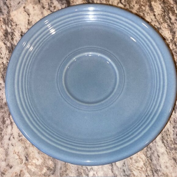 Fiestaware Cup & Saucer Set - Periwinkle, circa 1998 - Picture 2 of 6